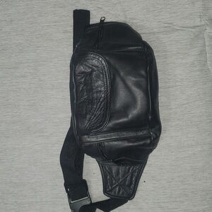 NovelT Leather fanny pack